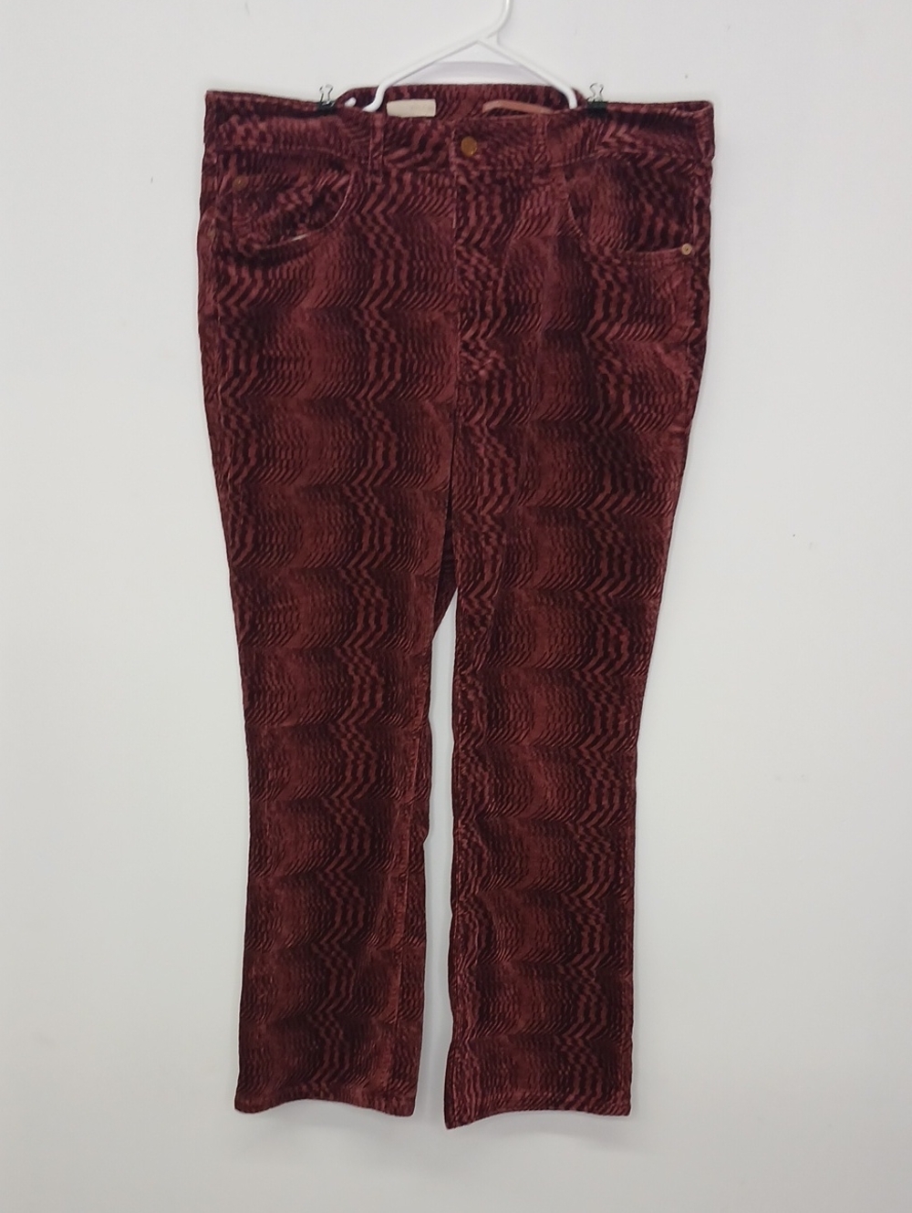 Pilcro Corduroy High Rise Flares 34T